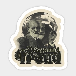 Sigmund Freud Vintage Sticker